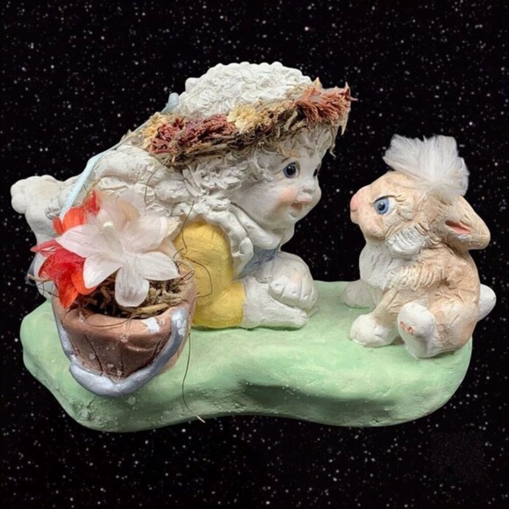 Vintage 1991 Cast Art Dreamsicles Here's Looking at You Figurine 4”T 5”W